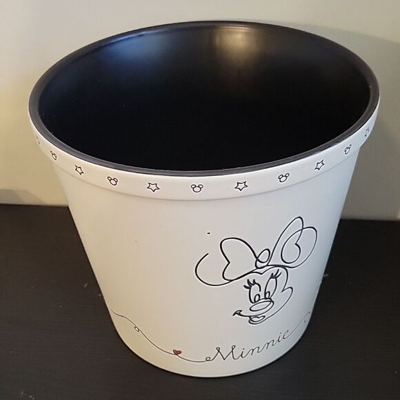 Disney Mickey & Minnie Mouse Large Ceramic Popcorn Halloween Candy Bowl Planter - Picture 4 of 6
